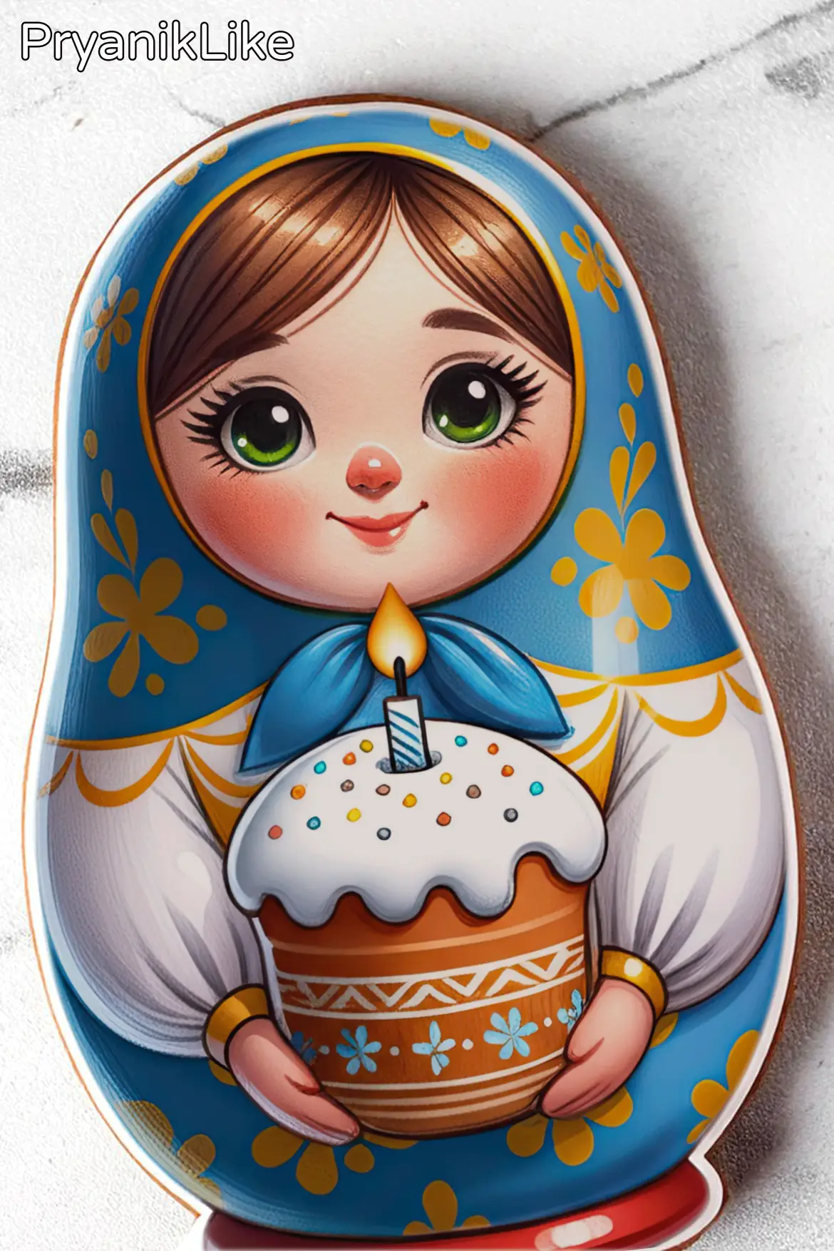 Пряник матрешка (ооооочень много)